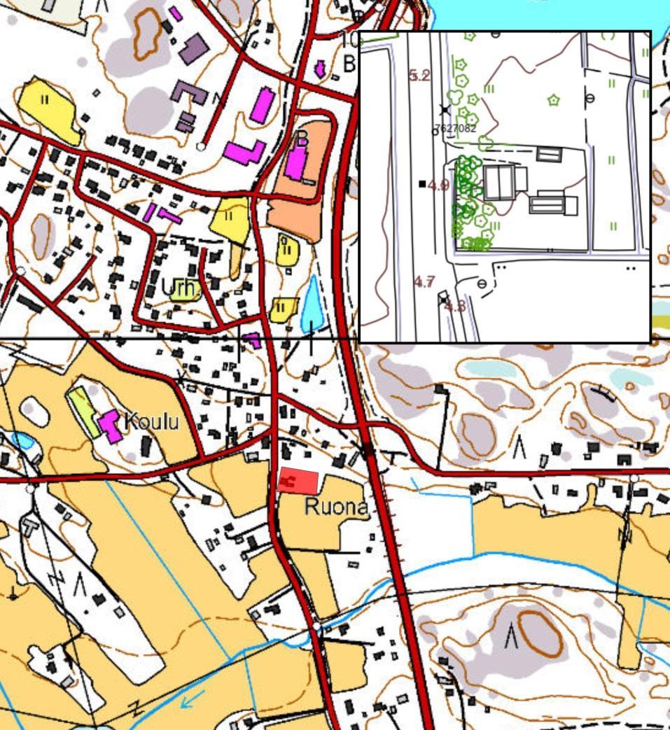 PELTOLA 684-420-1-114 Unajantie 70, Kortela Luokka B: Lievemmin suojeltava kohde. 1930-luvun hyvin säilynyt asuintontti maisemallisesti merkittävällä paikalla Unajantien varressa Kortelassa.
