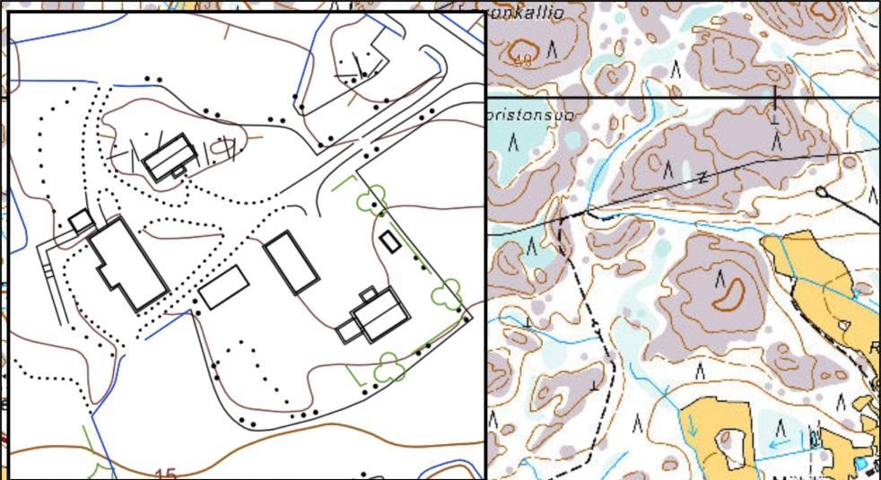 Pihapiirin kaikki rakennukset ovat valmistuneet mitä ilmeisimmin 1930- luvulla. On mahdollista, että jotkin rakennuksista ajoittuvat myös 1920- luvun puolelle.