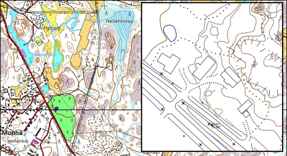 Tilan vanha päärakennus on korvattu mahdollisesti 1980- luvulla modernilla omakotitalolla.