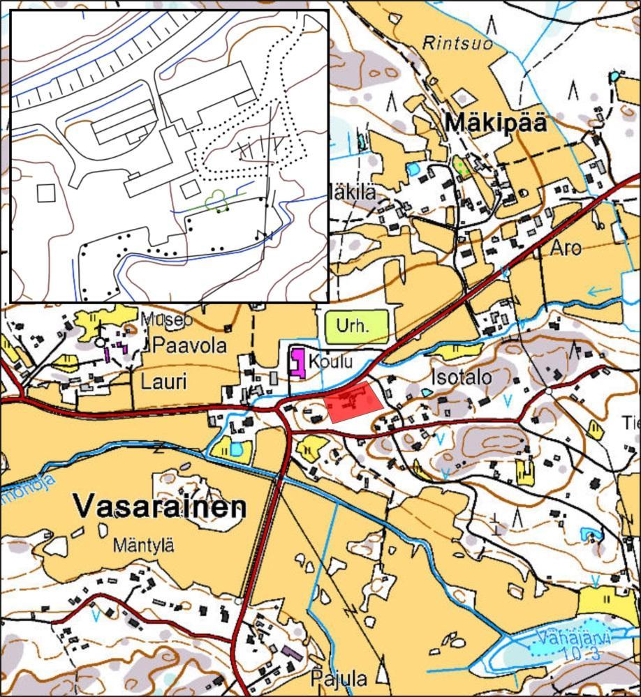 Päärakennus on valmistunut alun perin ilmeisesti vuoden 1889 paikkeilla. Samoihin aikoihin on valmistunut myös ns.