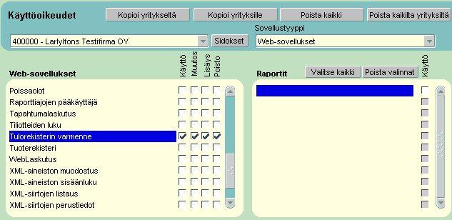 9(15) Varmenteen noutaminen Varmenteen haku aloitetaan menemällä siihen yritykseen, jonka nimissä palvelusopimus on tehty.