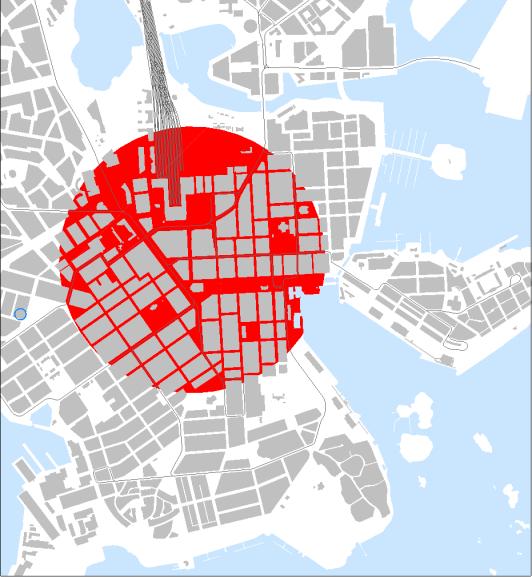 Laaditut 7 ratkaisuvaihtoehtoa Kävelykeskustan laajentamisesta on liikennejärjestelmävaikutusten arvioimiseksi kolme erilaista katuverkkoratkaisua, jotka eroavat toisistaan pääosin Esplanadien