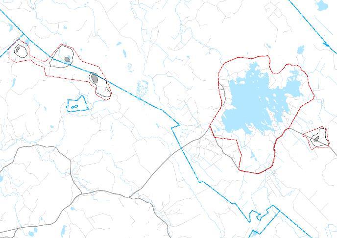 Ullavassa on Ullavanjärven yleiskaava, joka on vahvistettu 17.5.1999. Etäisyyttä yleiskaavaalueesta Läntän esitettyyn kaavarajaan tulee noin 1 km ja muihin alueisiin yli 7 km.