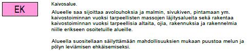 Kaivostoiminnan päätyttyä alueen käyttö tulee pohtia uudelleen, minkä vuoksi määrätään osayleiskaavan kumoamisesta. 6.