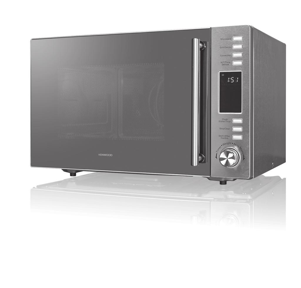 30 Litre Stainless Steel Microwave with Grill/Hot Air K30CSS14E