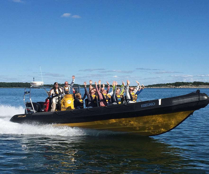 FEEL THE SPEED Charter-risteilyysi voidaan yhdistää myös muita elämyksellisiä palveluita, kuten