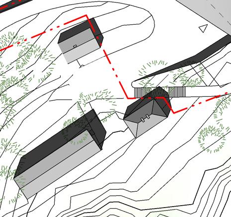 +5,3 Leikkaus A-A 1:1000 / enne kävelyliik A polku pyörä liiken ne raitioliikenne