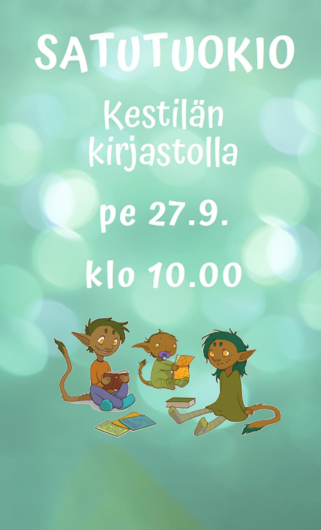 00 LAPSIPARKKI Kestilässä Esikoulun/Viskareiden tiloissa, Kestilänraitti 1 Toiminta on perheille maksuton ja ei vaikuta kotihoidon tukeen.