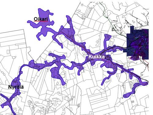 6 Kuikka on vanhaa maanviljelysseutua. Laajat viljellyt peltoaukeat sijoittuvat kuitenkin pääosiltaan nyt tarkasteltavan ja käsiteltävän alueen ulkopuolelle.