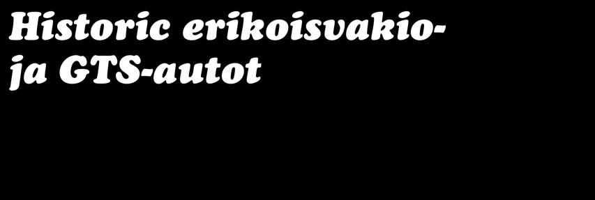 Ikäkauden E F-autot ovat valmistettuja ennen vuotta 1966, kun taas ikäkauden G autot ovat vuosilta 1966 71, H autot vuosilta 1972 76 ja I autot vuosilta 1977 81, tai niillä ajettu kilpaa