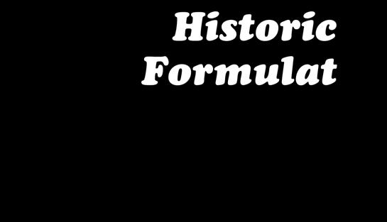 ikäkaudet H I (1972 82) F Formula 4, vuoteen 1996 asti G Formula 3, vuoteen 2001 asti Historic Formulat ovat pääsääntöisesti aitoja ja alkuperäisiä aikakautensa kilpailuhistorian omaavia kilpa-autoja.