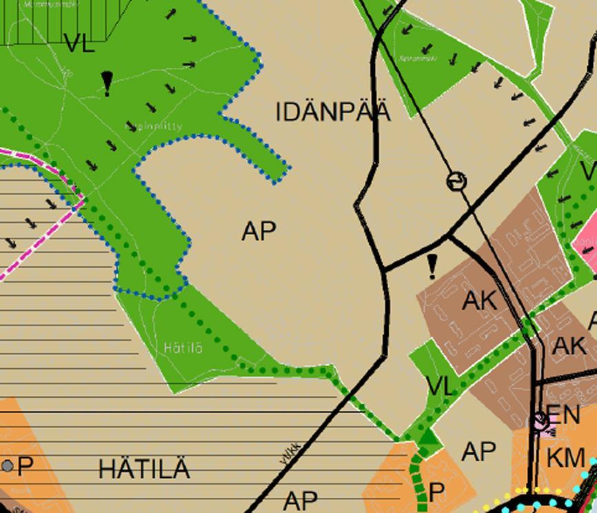 2.1 SUUNNITTELUTILANNE Yleiskaava Kantakaupungin yleiskaavassa 2035, lainvoimainen 29.9.2018, suunnittelualue on pientalovaltaista asuinaluetta (AP).