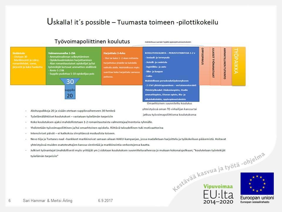 Liite 2: Uskalla!