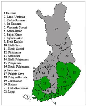 9 2 TAUSTA, TAVOITE JA RAKENNE 2.1 Tausta Vuosituhannen vaihteessa, kunnalliset hätäkeskukset siirtyivät valtiollisen Hätäkeskuslaitoksen hoidettavaksi.