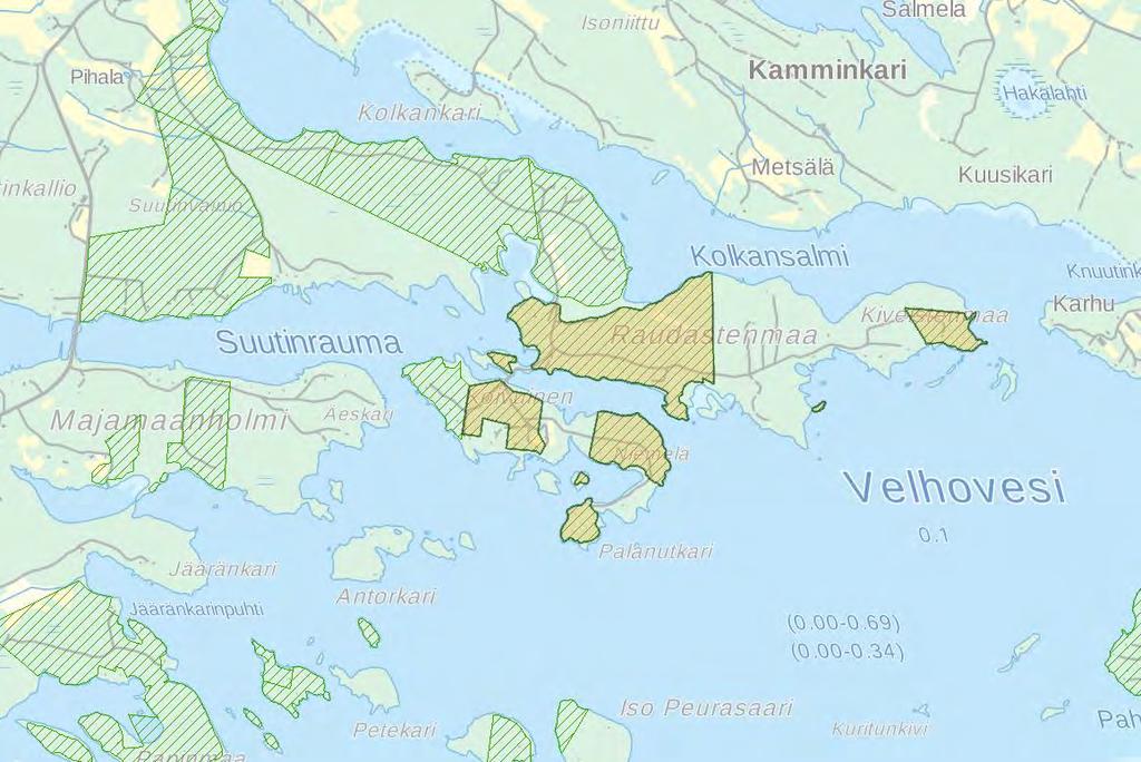 RA-2 käyttötarkoitusmerkinnän määräyksen mukaan rakennuspaikalle saa rakentaa yksikerroksisen loma-asuntorakennuksen, vierasmajaksi soveltuvan enintään 25 m 2 suuruisen erillisen rakennuksen ja