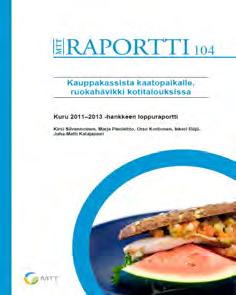 Ruokahävikkitutkimus Suomessa LUKE on tehnyt ruokahävikkiin liittyvää tutkimusta 2008 alkaen Tähän mennessä LUKE toteuttanut yli kymmenen kansallista ja kansainvälistä hanketta ruokahävikkiin