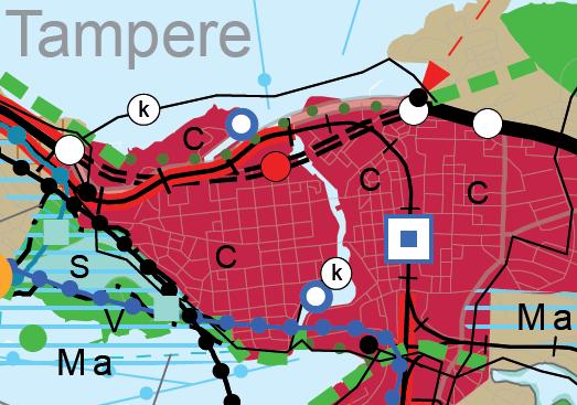 2.2 Suunnittelutilanne 2.2.1 Kaava-aluetta koskevat suunnitelmat ja päätökset Maakuntakaava Pirkanmaan maakuntavaltuusto hyväksyi Pirkanmaan maakuntakaavan 2040 kokouksessaan 27.3.2017.