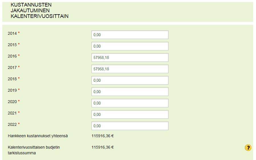 Kustannusten jakautuminen