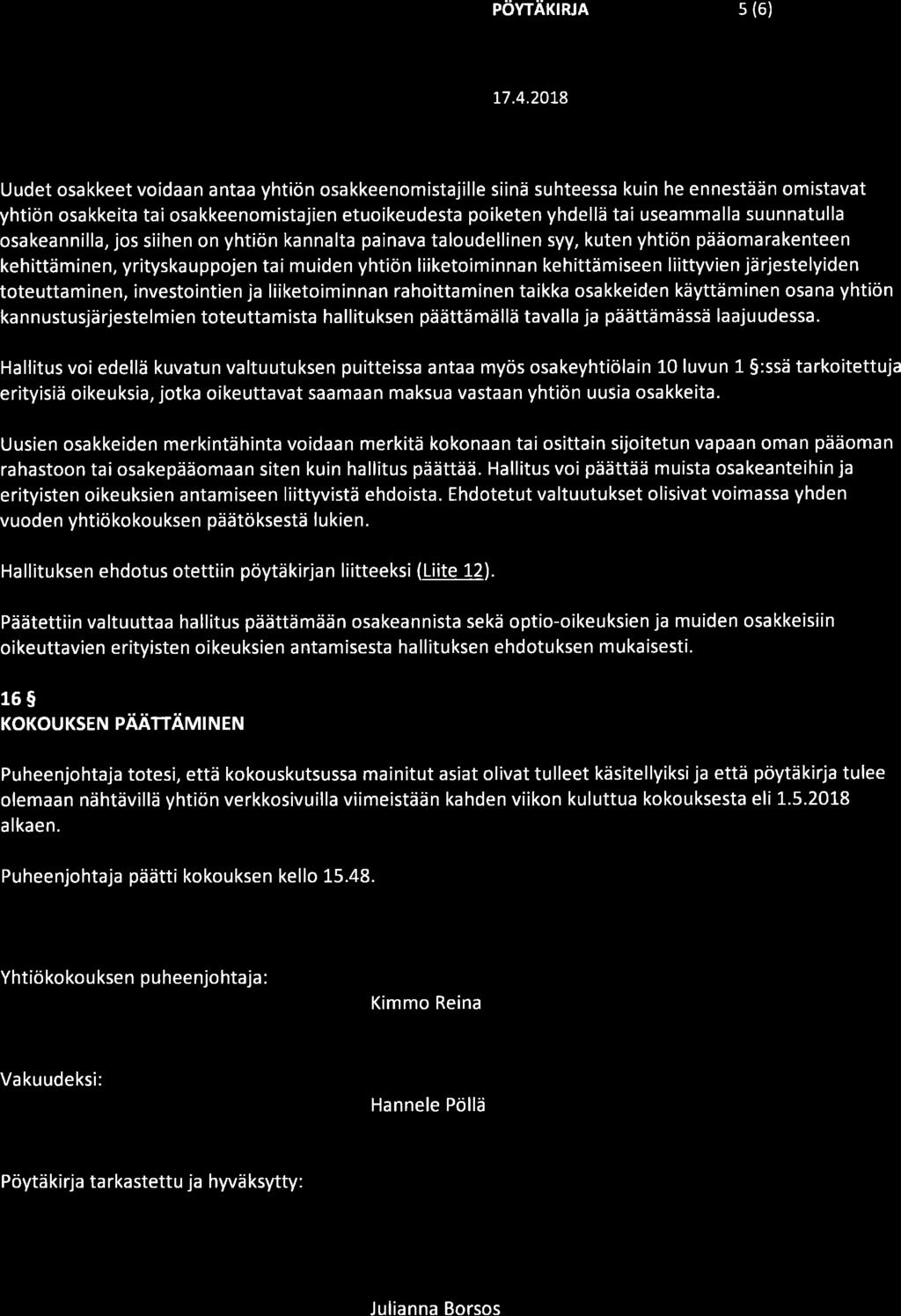 POYTAKIRJA s (6) 17.4.