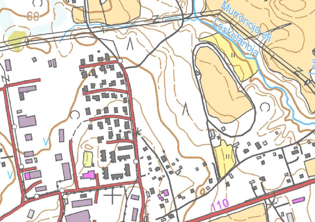 2. SUUNNITTELUN LÄHTÖKOHDAT JA TAVOITTEET 2.1 Alueen yleiskuvaus Alue on rakentamatonta metsää. Etelässä ja lännessä se rajoittuu pientaloasutukseen. Itäpuolella on yksityinen raviharjoitusrata.