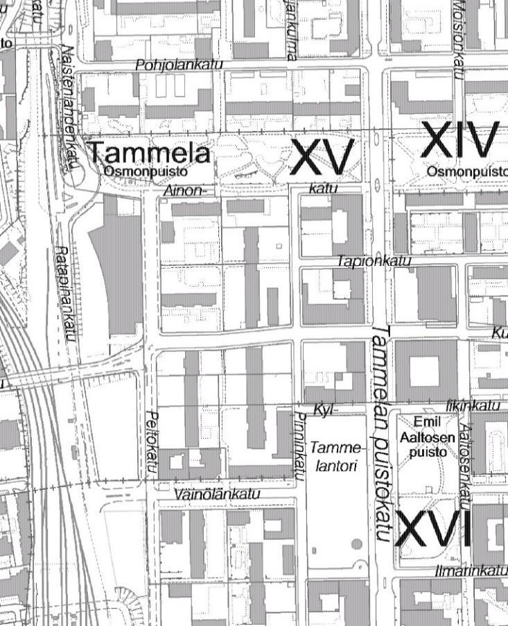 XV (TAMMELA), TAMMELAN PUISTOKATU 20, TÄYDENNYSRAKENTAMINEN Asemakaava nro 8583