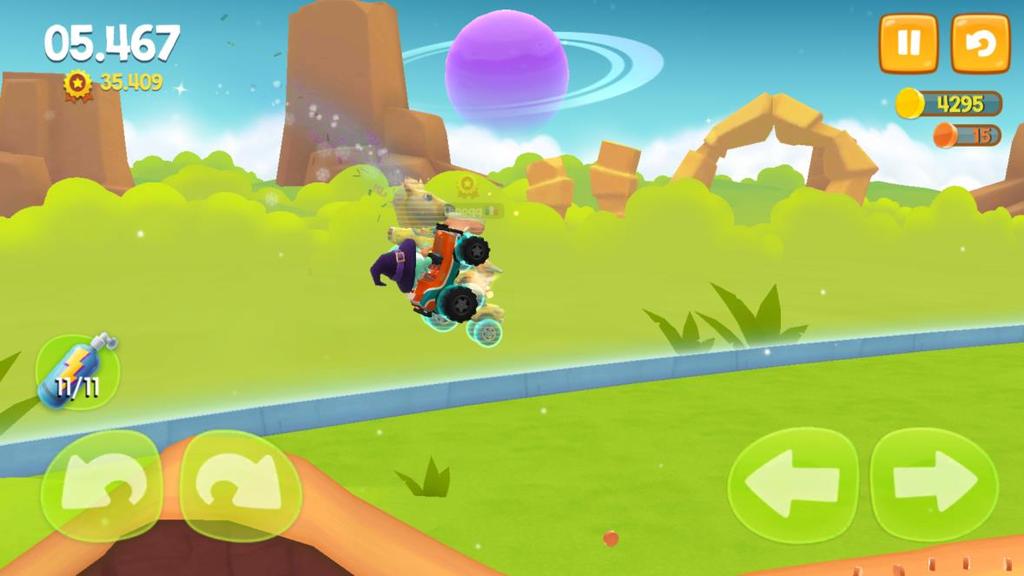 20 KUVA 6. Pelikuva Big Bang Racing -pelistä 3.3.1 Monetisaatio Big Bang Racing sisältää pelinsisäisiä ostoksia ja mainoksia.