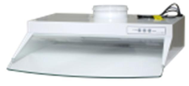 Liesikupu Swegon Casa Funk Smart Valkoinen lasilipallinen LED-valaistus rasvasuodatin Leveys 600 mm Kuva viitteellinen
