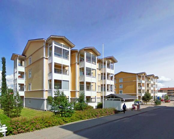 NAANTALIN PUUKERROSTALOT Sijainti: Myllykiventie 2 ja 4 sekä Käsityöläiskatu 11,21100 Naantali Alueen / rakennuksen käyttötarkoitus: Asuinkerrostalo Kerrosala-neliömetrit: 4 080 k-m² (kerrostalot)