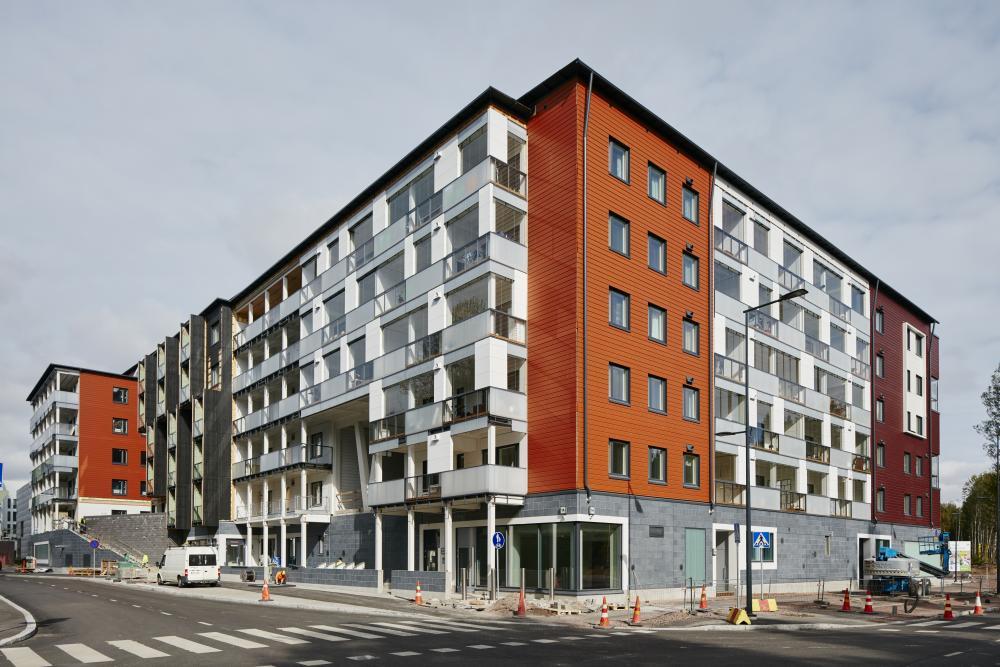 PUUMERA Hankkeen nimi: Vantaan asuntomessujen 2015 puukerrostalo PuuMera Kaupunki / kunta: Vantaa Alueen käyttötarkoitus: Kerrostalokortteli Kerrosala-neliömetrit: 11 800 k-m² Asuntojen lukumäärä: