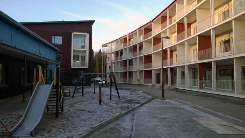 HELSINGIN HONKASUON PUUKERROSTALOKORTTELI Hankkeen nimi: Helsingin Honkasuon puukerrostalokortteli Kaupunki / kunta: Helsinki Alueen käyttötarkoitus: Kerrostalokortteli Kerrosala-neliömetrit: 7 400
