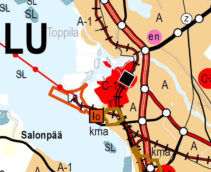 Sivu 8 564-2224 Asemakaavan muutos 22.6.2016, Korjaamontie 1 2.2 Suunnittelutilanne 2.2.1 Voimassa olevat kaavat Maakuntakaava Pohjois-Pohjanmaan 1.