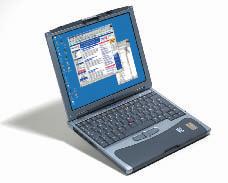 HP Omnibook 510 HP:n Omnibook-sarjan uusin tulokas kuuluu tämän vertailun raskaaseen sarjaan niin painoltaan kuin tehoiltaankin.