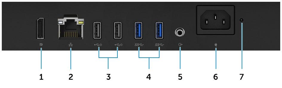 0 -portit, joissa tuki käynnistykselle/herätykselle 4 USB 3.