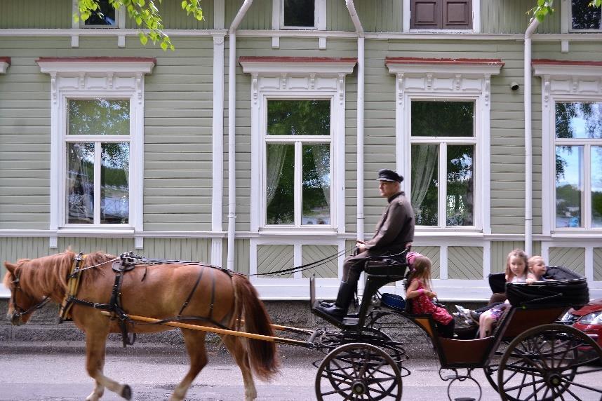 Kiertoajelu: 2 Lapsille poniajelua kärryillä klo 11-13 -Shetlanninponi