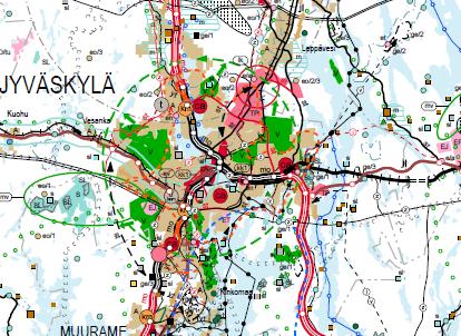 46:036 / Pajanotko 8 / ASEMAKAAVASELOSTUS 01.11.2016 (8) Karttaote maakuntakaavan yhdistelmästä.