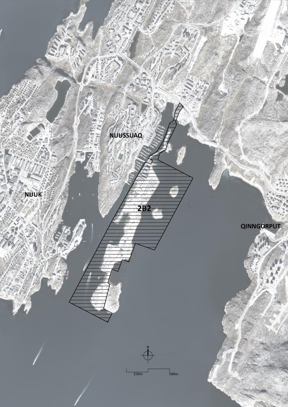 1 1.1 PILERSAARUSIORFIK Pilersaarusiornermut immikkoortoq 2B2 Nuuk Containerinut umiarsualivik Nuussuup illoqarfiata ilaaniippoq, Nuussuup nuuata kangiani kujataatalu kangiani.