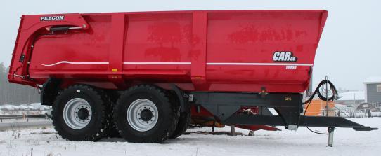 9 timustaso kasvaa KIPPIPERÄVAUNUT CARGO TANDEM 14000-20000 XL Tekniset kokonaispainot (14,5-27,8) tn Tilavuudet (16-26) m3