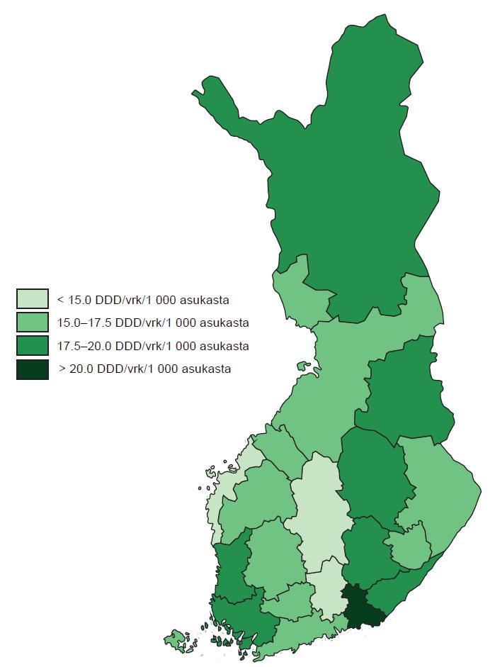 Valtakunnallisessa vertailussa vuodelta 2017, joka julkaistiin vuonna 2018, Pirkanmaan sairaanhoitopiirin alueen systeemisten mikrobilääkkeiden käyttö on kohtalaisen järkevällä pohjalla ja