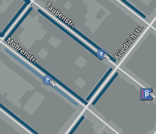 Etsitkö pysäköintipaikkaa kadulta? On-Street Prediction On-Street Prediction ilmoittaa ne katuosuudet, joista melko suurella ja melko suurella todennäköisyydellä löytää vapaan pysäköintipaikan.