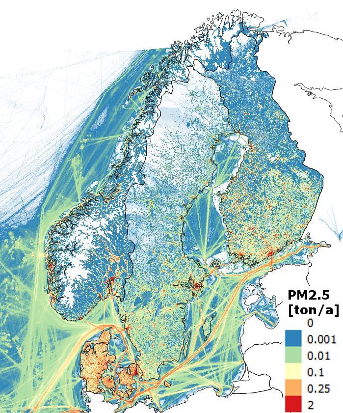 Pohjoismainen päästöinventaario Kehitys Lähtökohtana kansalliset inventaariot Päästölähteiden sijainnin kehitystyö