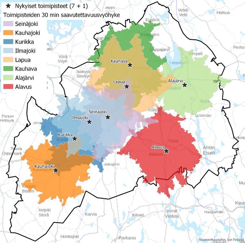 Palveluverkon raami 7+1 Aikaisemman valmistelun pohjalta