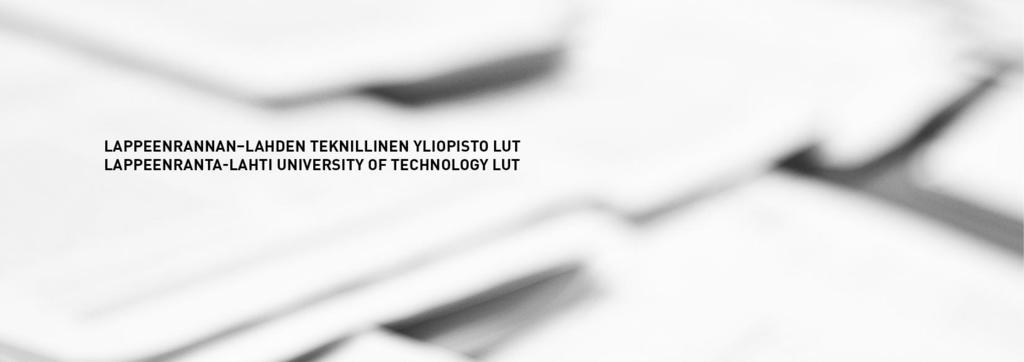 School of Energy Systems LUT Mechanical Engineering