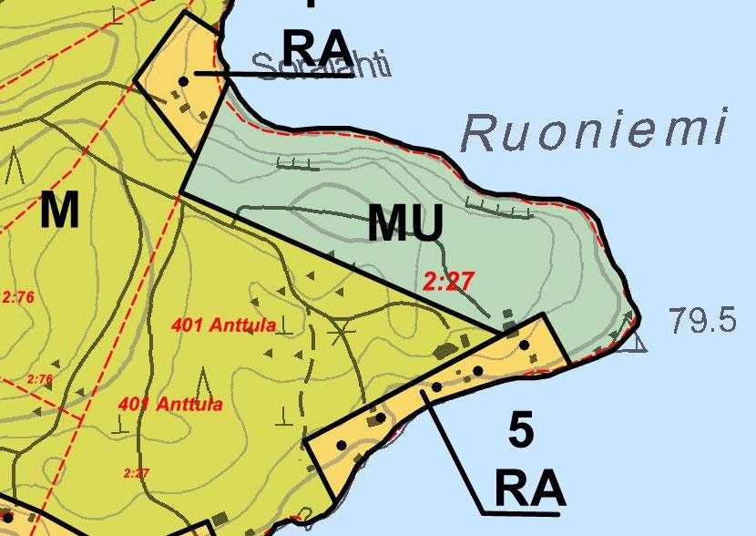 3.2 Suunnittelutilanne Asemakaava Alueella ei ole voimassa olevaa ranta-asemakaavaa. Yleiskaava Alueella on voimassa Päijänteen rantayleiskaava vuodelta 1995.