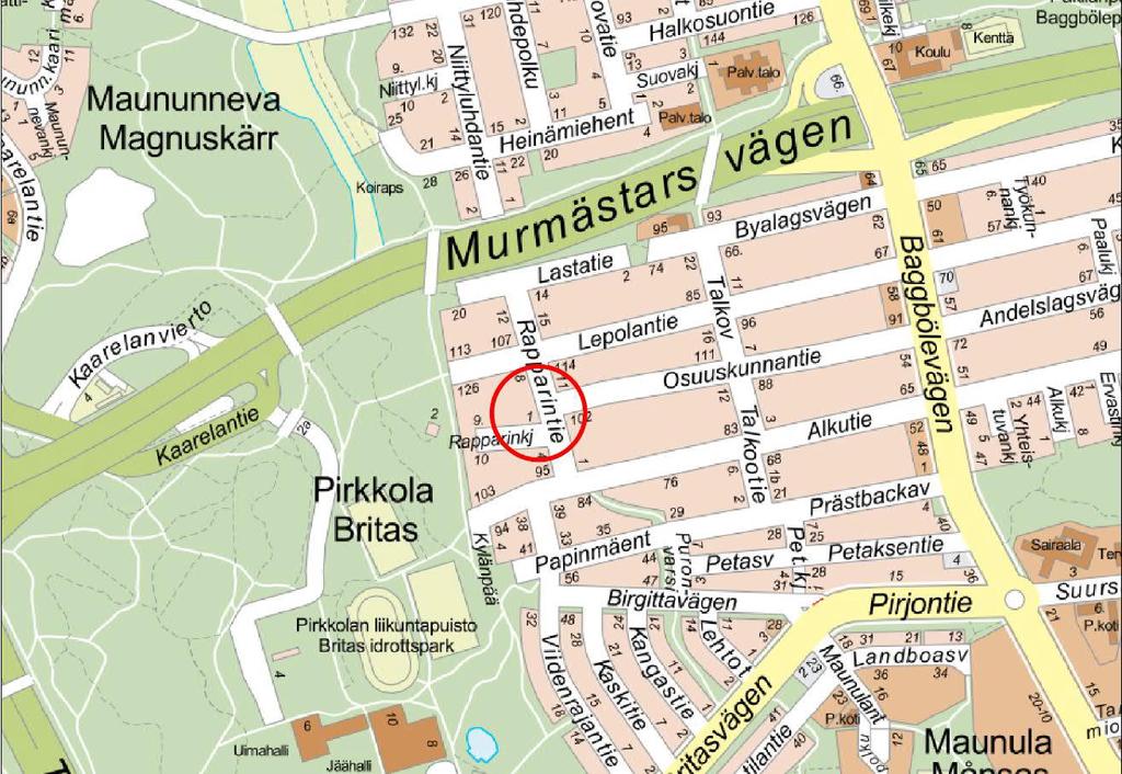 HELSINGIN KAUPUNKI 1 (10) ASEMAKAAVOITUS Hankenro 0741_25 HEL 2017-007154 ASEMAKAAVAN SELOSTUS ASEMAKAAVAKARTTA NRO 12556 PÄIVÄTTY Asemakaavan muutos koskee: Helsingin kaupungin 34.