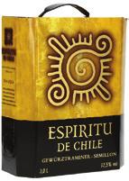 Chardonnay 300cl 12,5% Espiritu De Chile