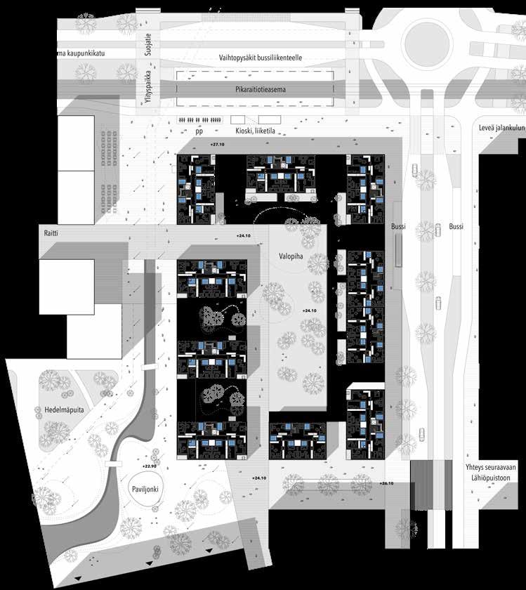 ground floor plan 1:1000