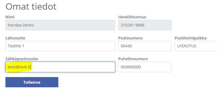 2 (7) Käyttäjätiedoista kannattaa muokata sähköpostin osoite sellaiseksi, johon haluaa jatkossa saada kaikki erikoiskuljetuslupiin liittyvät viestit eli mikäli asioi yrityksen puolesta, kannattaa