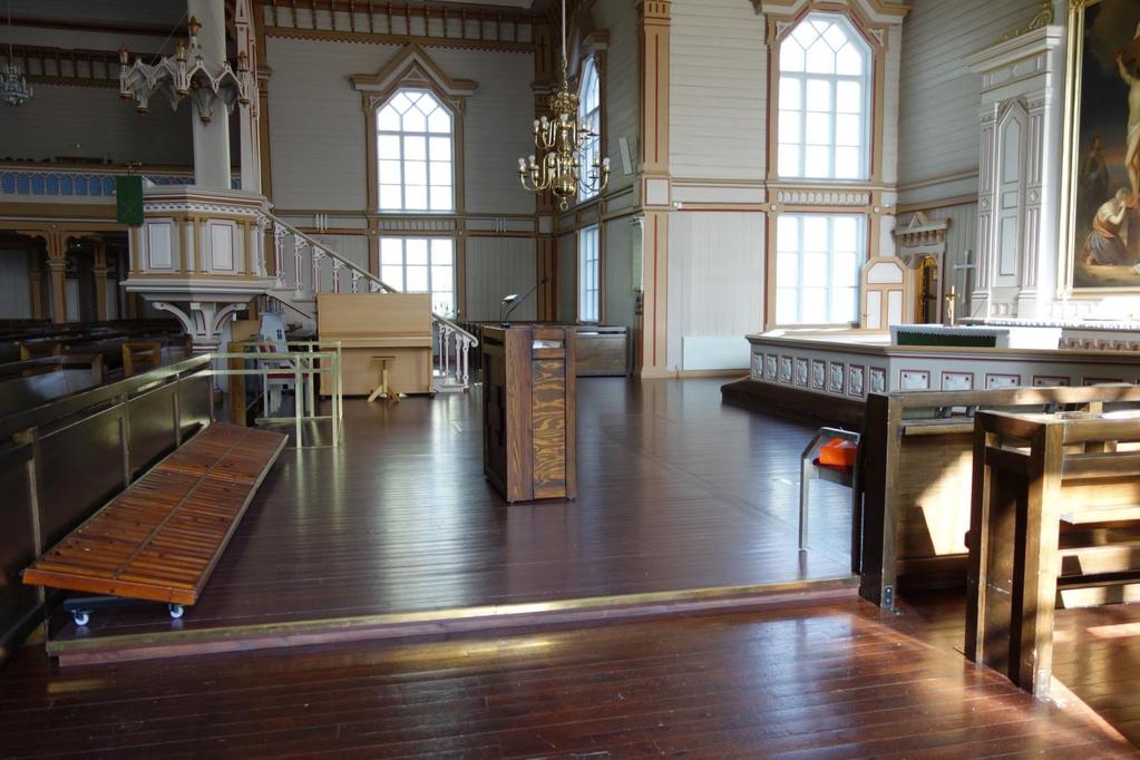 Muutosta pidetään olennaisena, jos korjauksessa kirkollisen rakennuksen ulkonäkö, rakenne tai sisätilan luonne selvästi muuttuu.