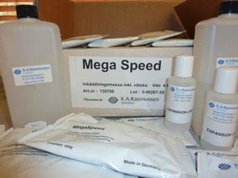 Sivu 9 Valumassat ja valumassanesteet MegaSpeed 60g/4kg +