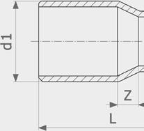 Supistus malli 95243 tuote Cu d1 d2 Z L 124 540 10a 6 2 18 119 805 10a 8 1 19 123 796 12a 6 3 24 116 187 12a 8 3 23 104 290 12a 10